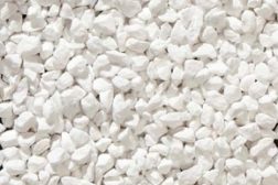 Pyntestein hvit Thasos 1-10mm 15kg