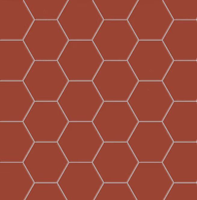 Hexa-floor-Rusty-Red