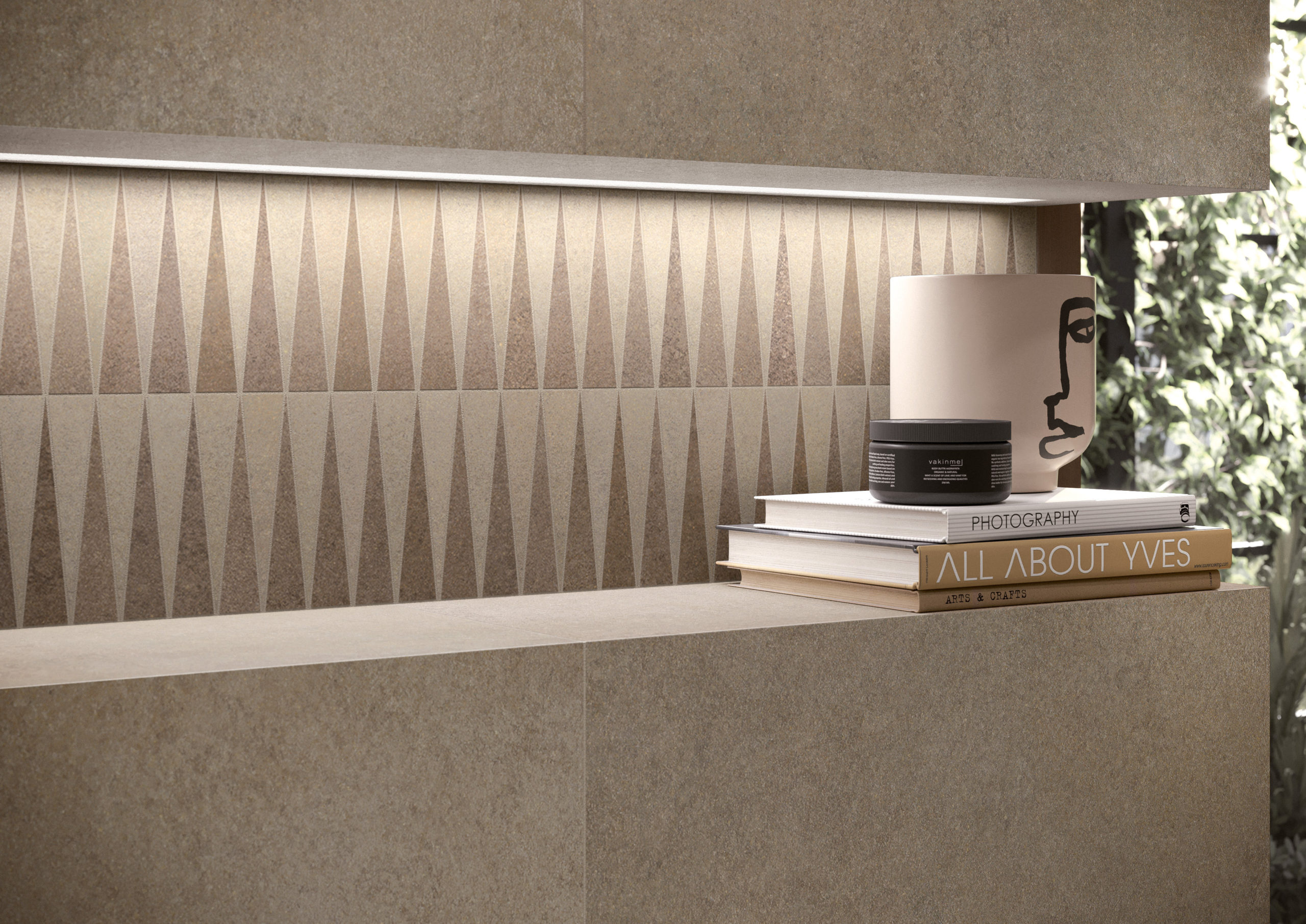 Easy-life-12-Amb Bagno Dett 2 Decoro caffelatte e mashroom 30x30 caffelatte 60x120