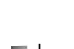 Tapwell BOX7268 Innbyggingsdusj Black Chrome