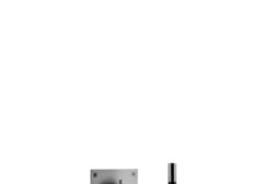 Tapwell BOX7268 Innbyggingsdusj, Brushed Black Chrome